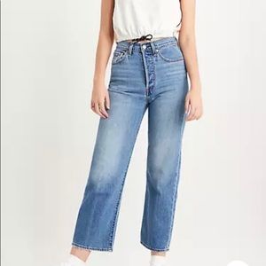 Levi’s Ribcage Straight Size 24 Blue Jeans